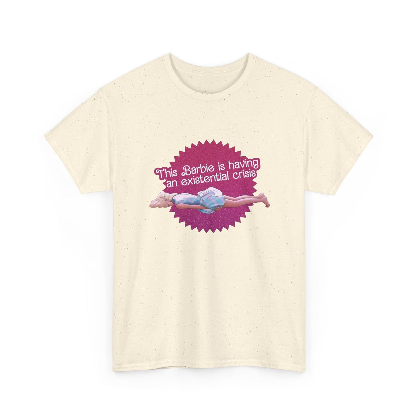 Having A Extensional Crisis Funny Graphic T Shirt Unisex Heavy Cotton Tee GIFT