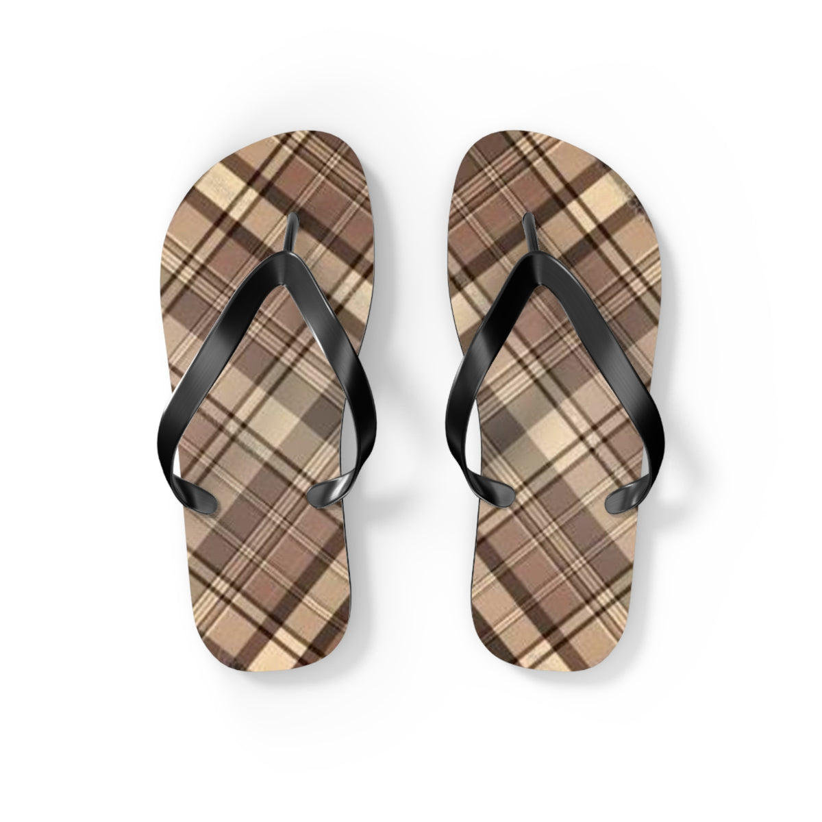 Brown Stripe Sandals, Beach Shoes, Vacation Flip Flops, Pool Slides