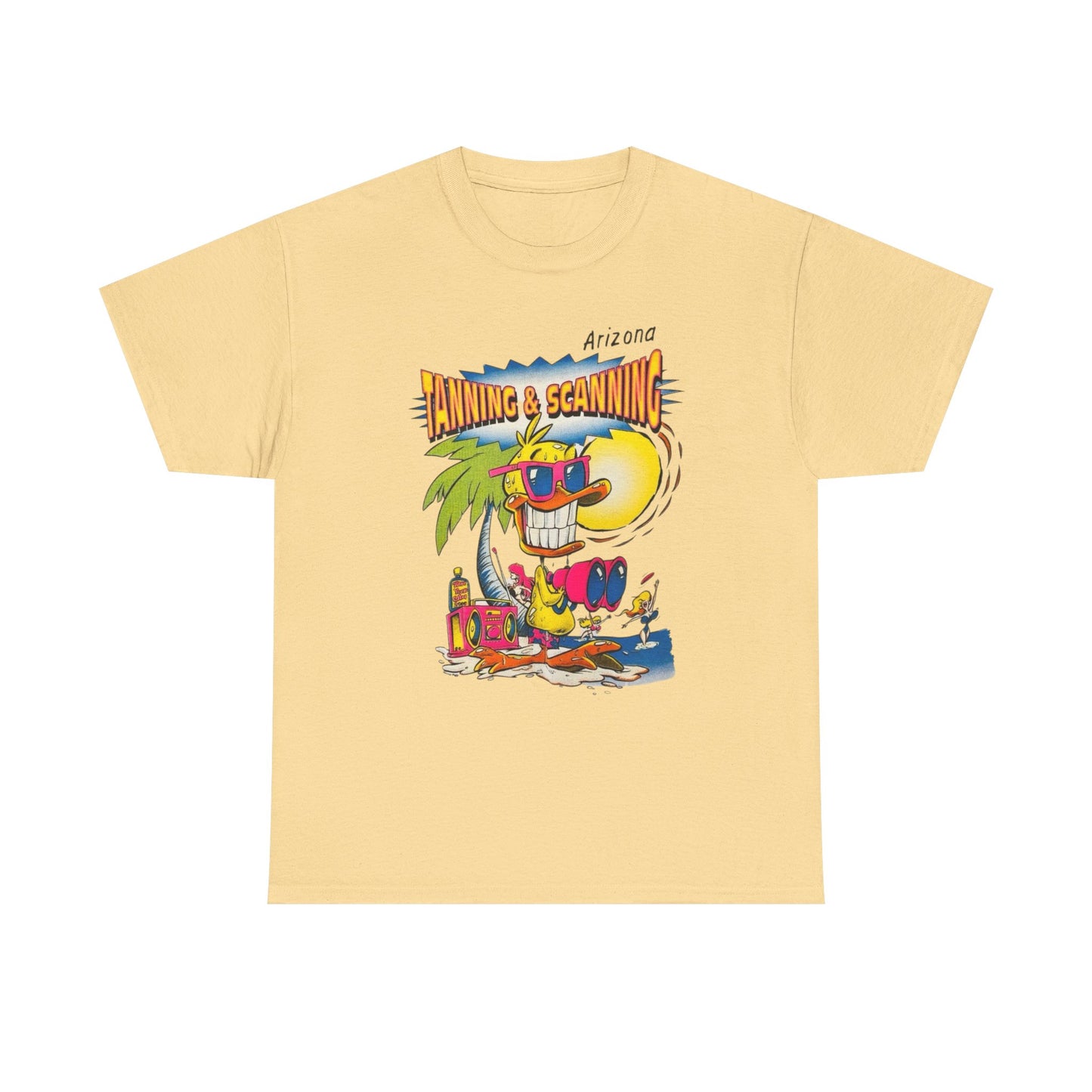 Tanning Season Vintage Graphic T Shirt S-5XL NEW Unisex Heavy Cotton Tee