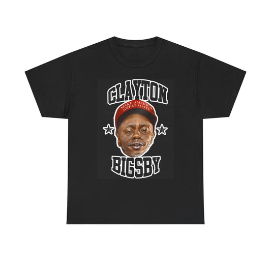 Clayton Bigsby Graphic T Shirt Funny Dave Chappelle Show Retro Heavy Cotton Tee