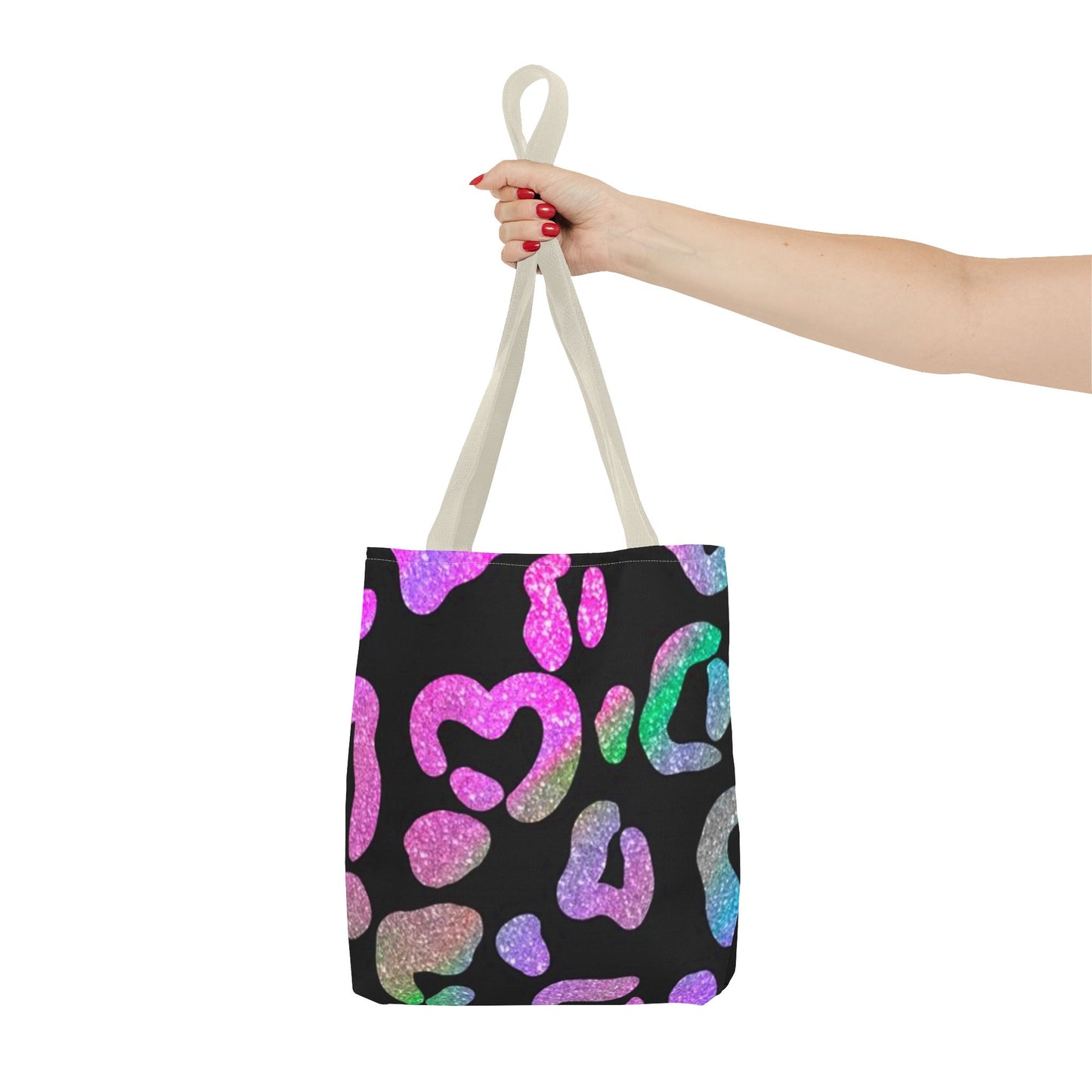Glitter Cheetah All Over Print BRAND NEW Purse, Pocketbook,Travel Tote Bag