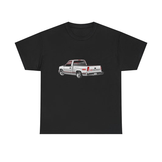 OBS Chevy Stepside Truck Graphic T Shirt NEW Unisex Heavy Cotton Tee