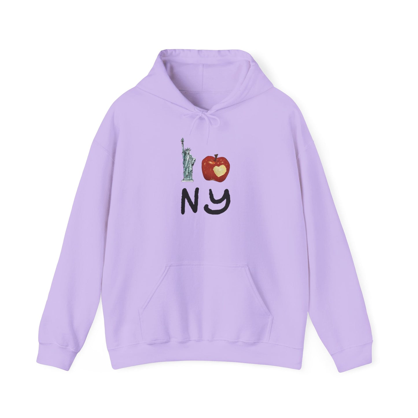 I Love New York Big Apple Graphic Hoodie Unisex Heavy Blend™ Hooded Sweatshirt