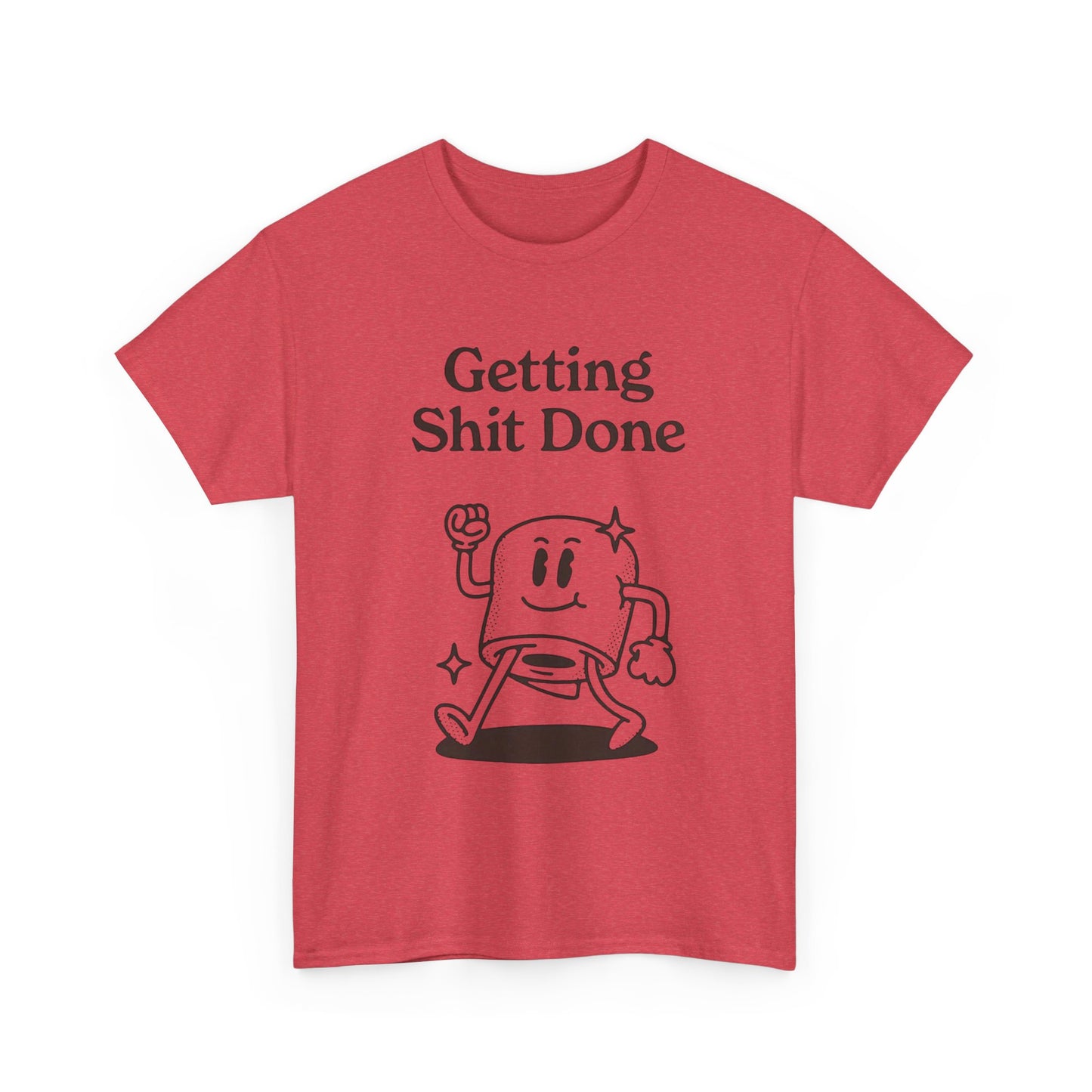 Getting It Done Funny Jokes Graphic T Shirt Unisex Heavy Cotton Tee Gift