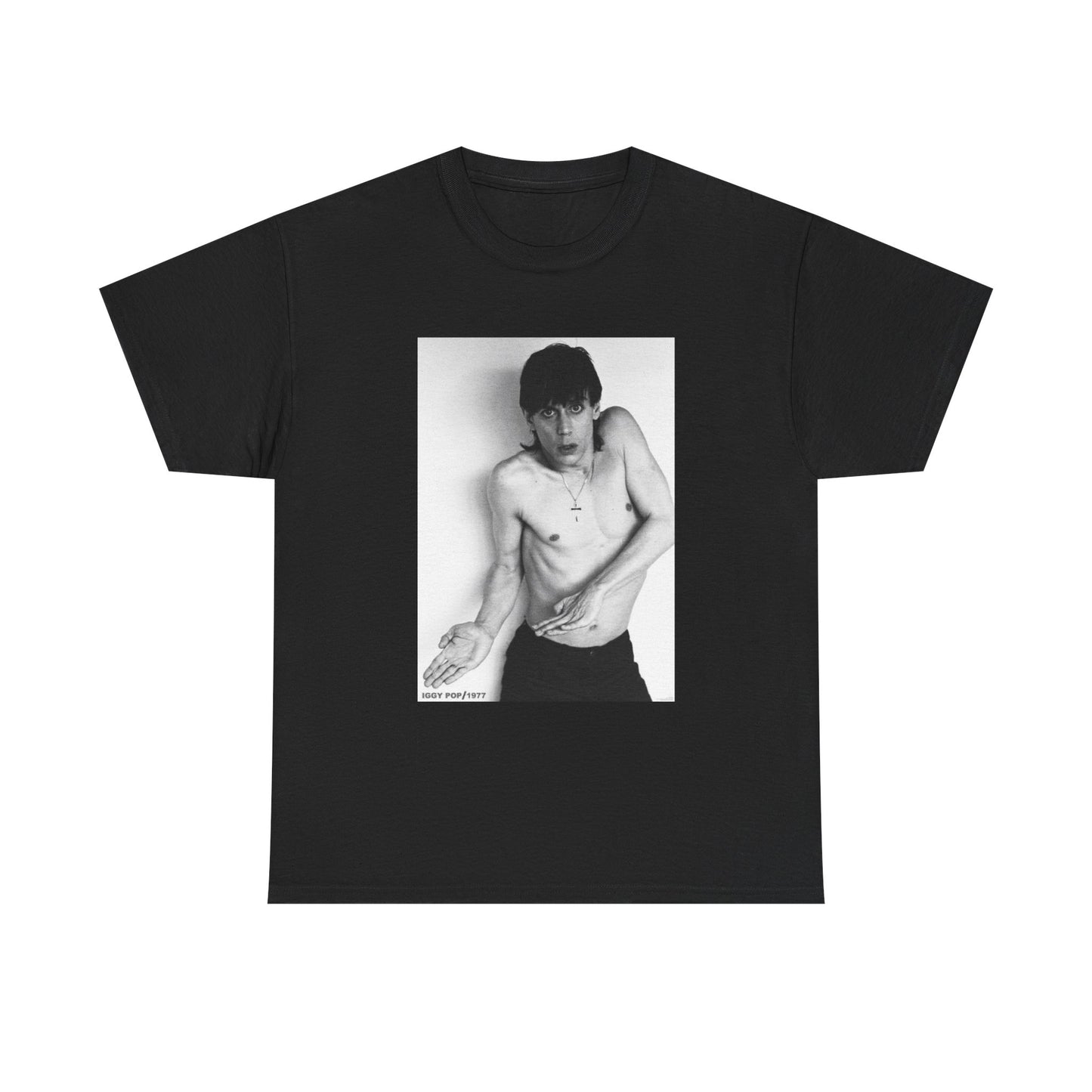 Iggy Pop Tshirt The Passenger Retro Rock New 70s Poster Unisex Heavy Cotton