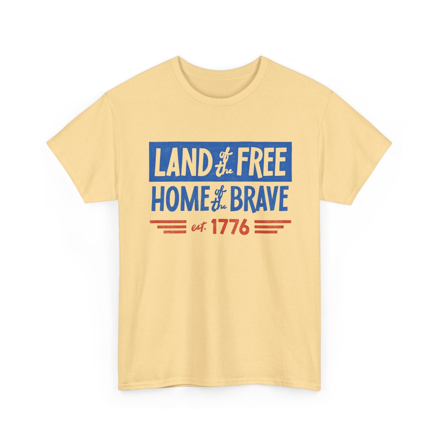 USA Land Of The Free 1776 Graphic T Shirt NEW ADULT TEE VINTAGE