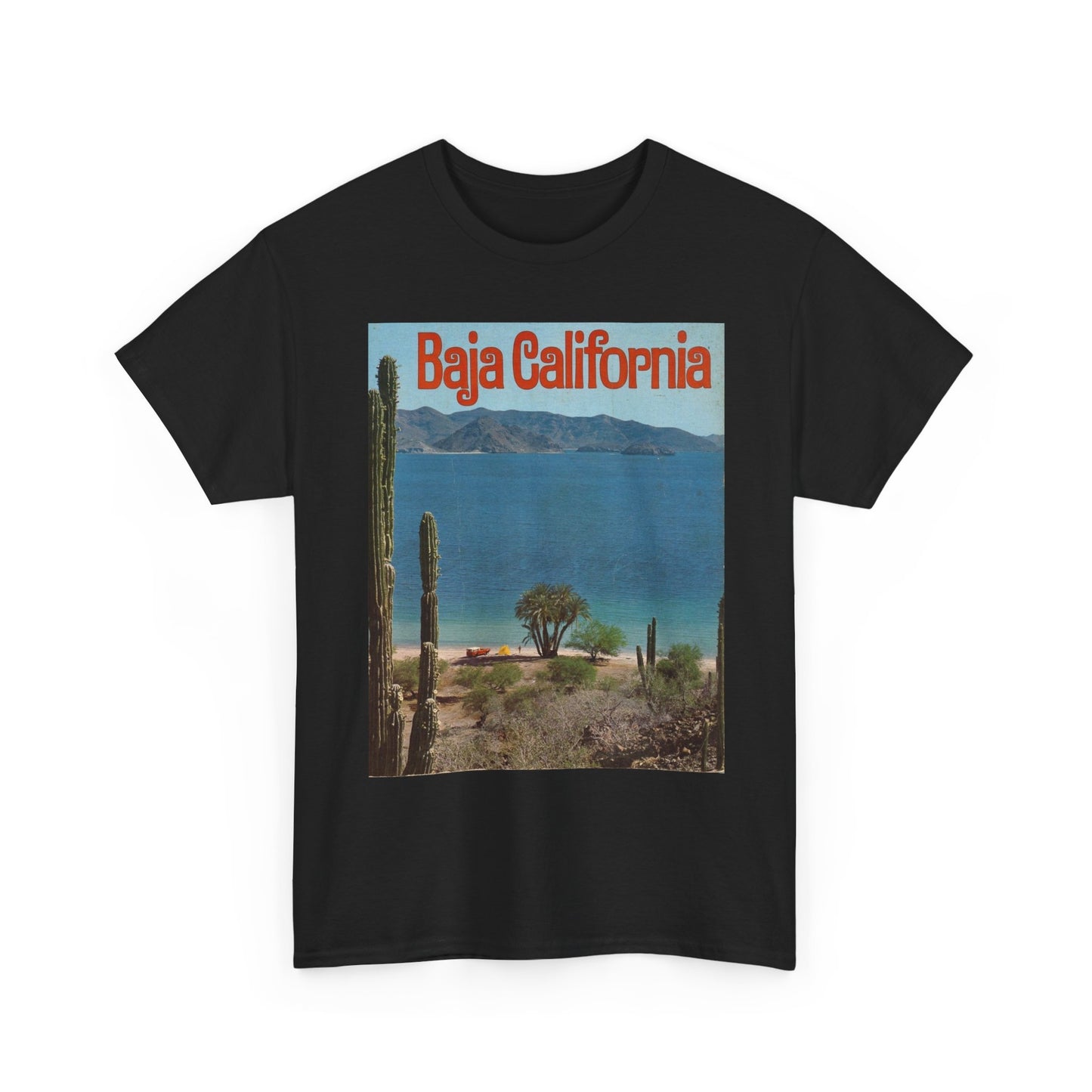 Baja California Graphic T Shirt Unisex Heavy Cotton Tee Gift