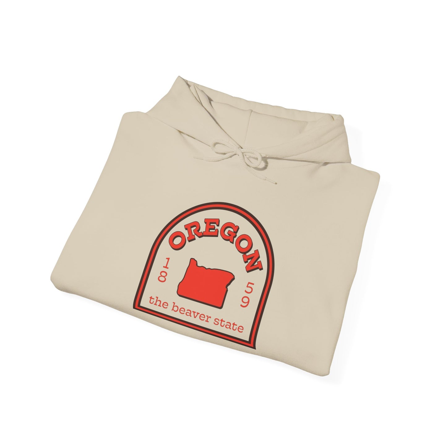 Oregon The Beaver State Hoodie NEW ADULT Unisex Hooded Sweatshirt