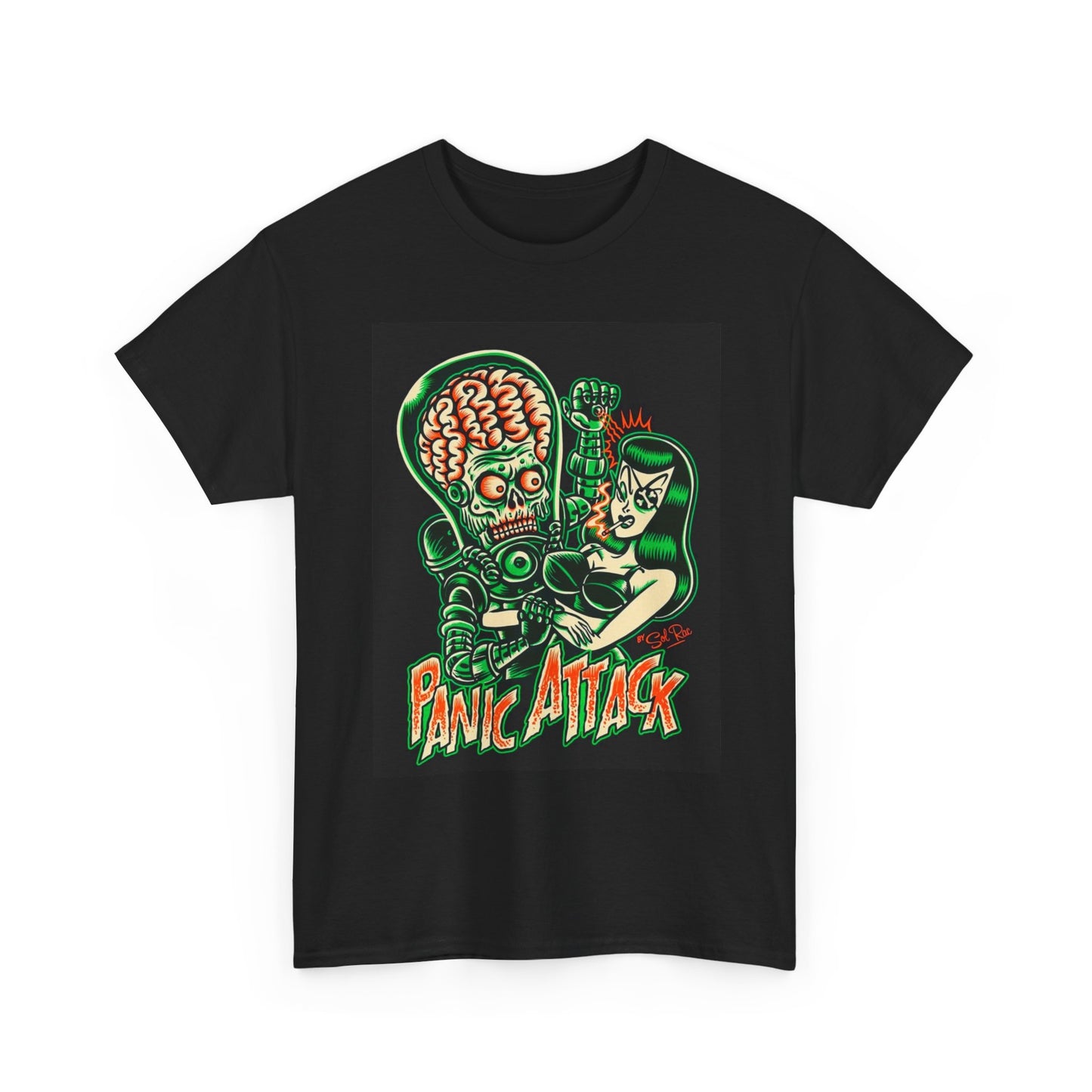Panic Attack Graphic T Shirt Cotton Tee