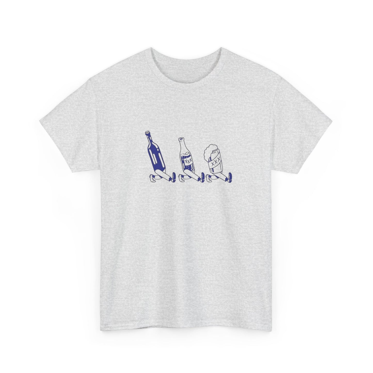 Wine Whiskey Beers Graphic T Shirt ADULT NEW