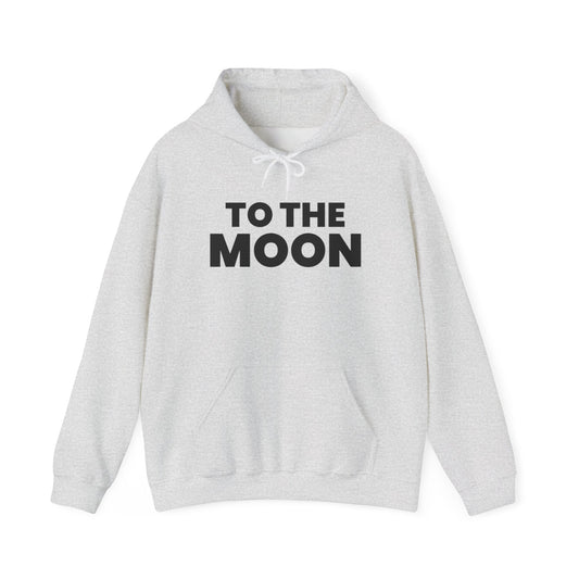 To The Moon Graphic Hoodie Men's Heavy Blend™ Hooded Sweatshirt
