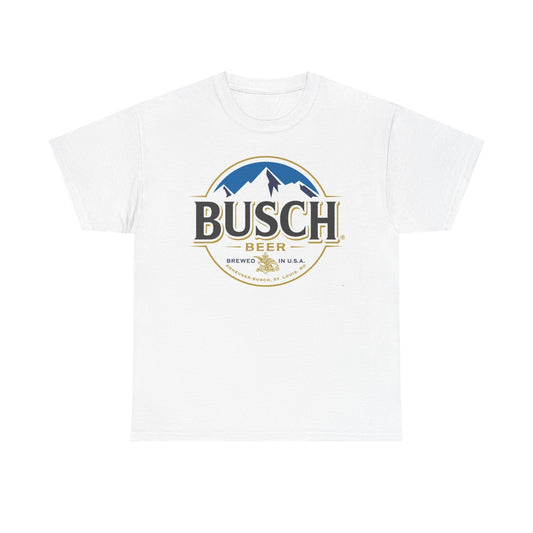 Busch Beer Graphic T Shirt Vintage Logo unisex Heavy Cotton Tee