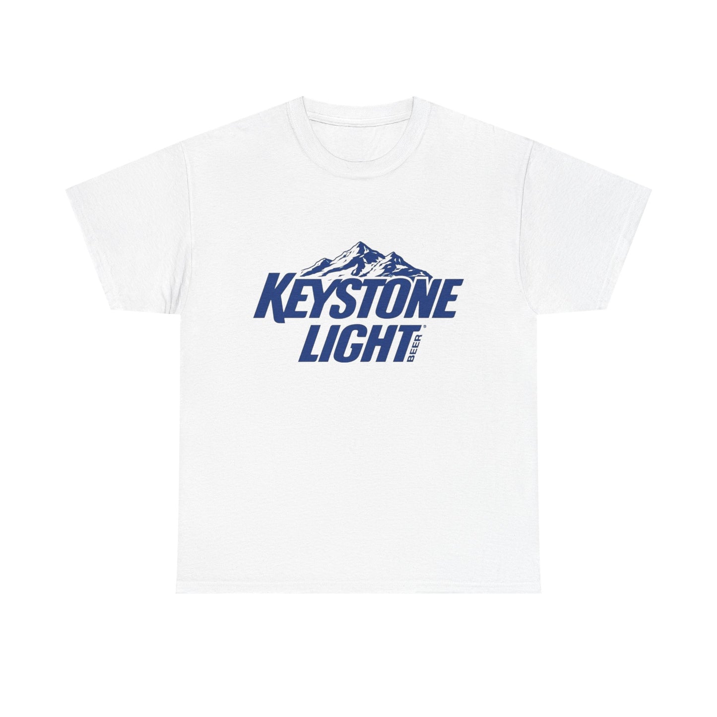 Keystone Light Vintage Graphic T Shirt Unisex Heavy Cotton Tee NEW