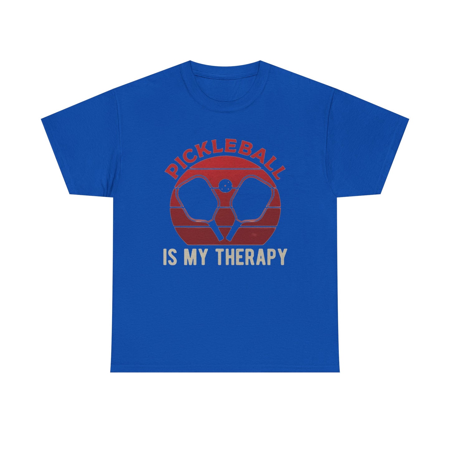 Pickleball Is My Therapy Graphic T Shirt Cotton Tee Apparel New