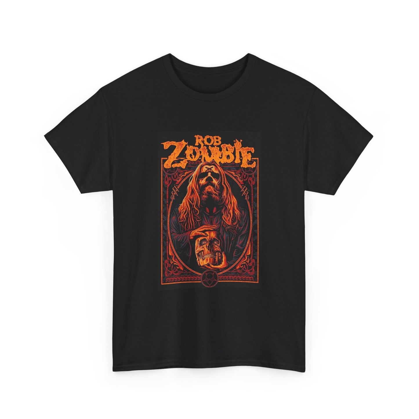 Rob Zombie T shirt Rock Metal Poster Graphic Retro Unisex Heavy Cotton Tee