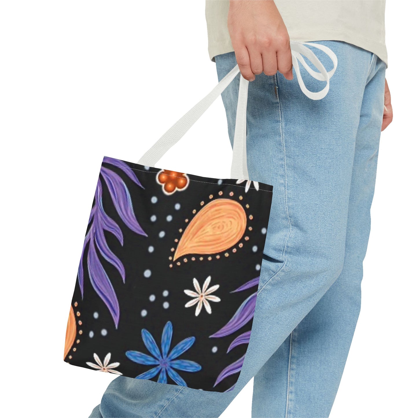 Floral Multi Color Retro BRAND NEW Tote Bag (AOP)