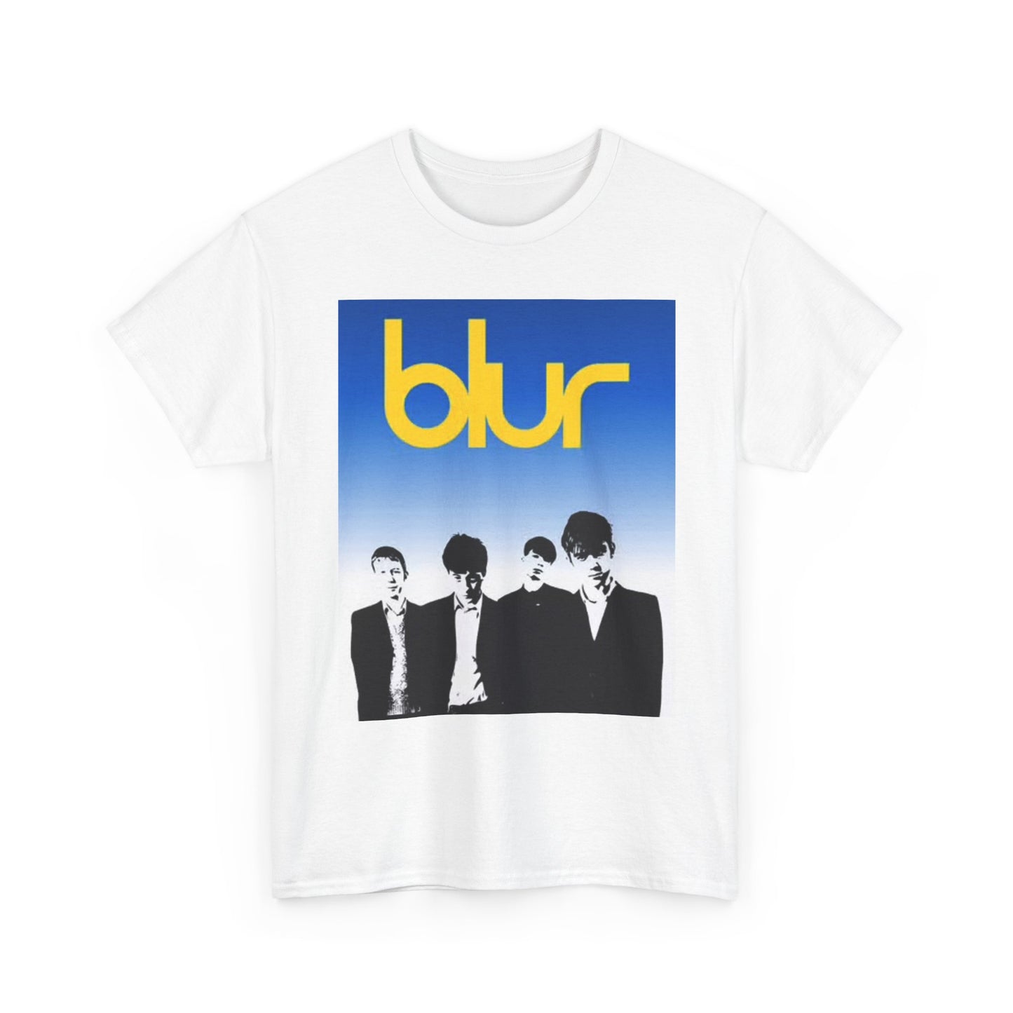 Blur Graphic T Shirt Retro Vintage Rock Merch Unisex Heavy Cotton Tee