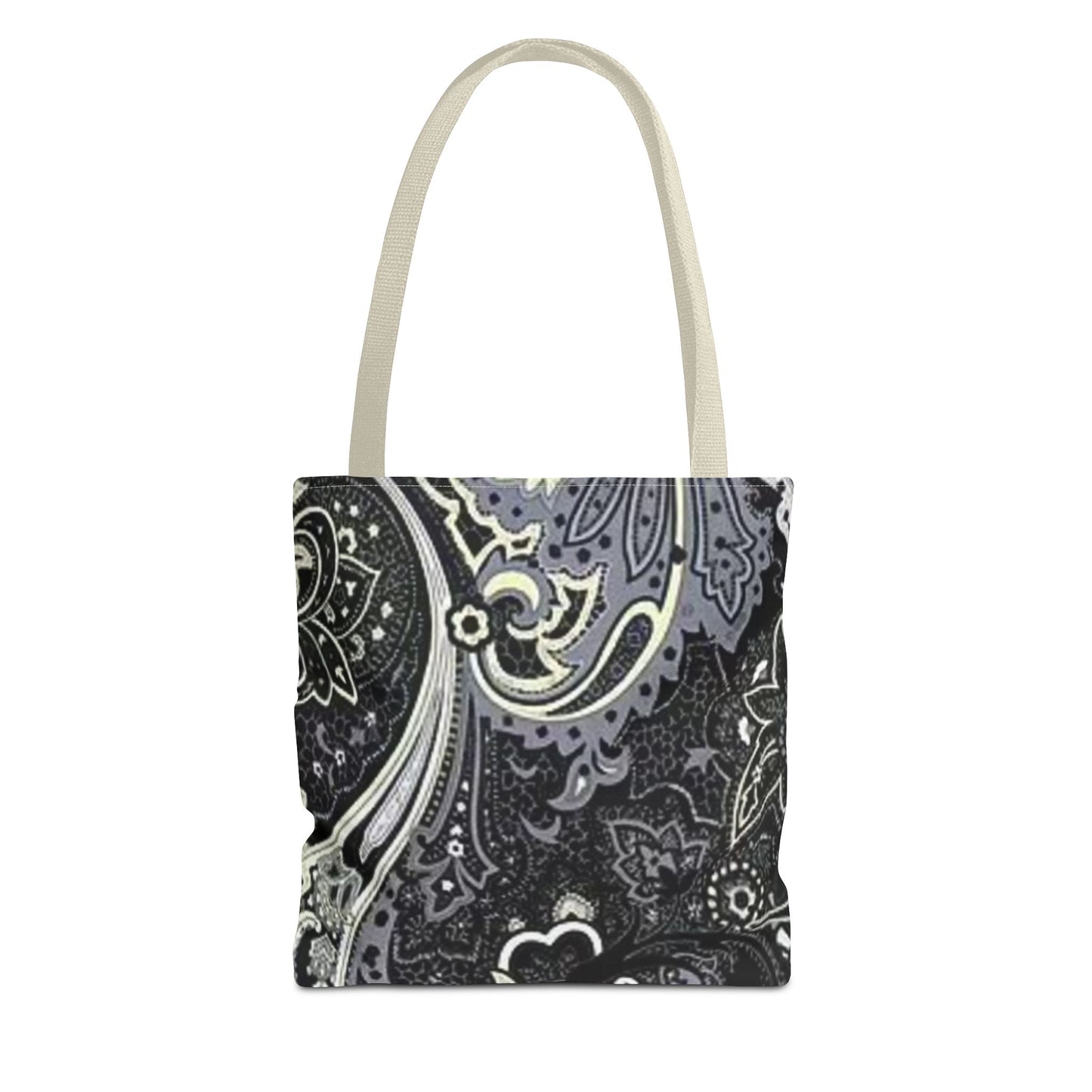 Black And Silver Pattern BRAND NEW Tote Bag (AOP)
