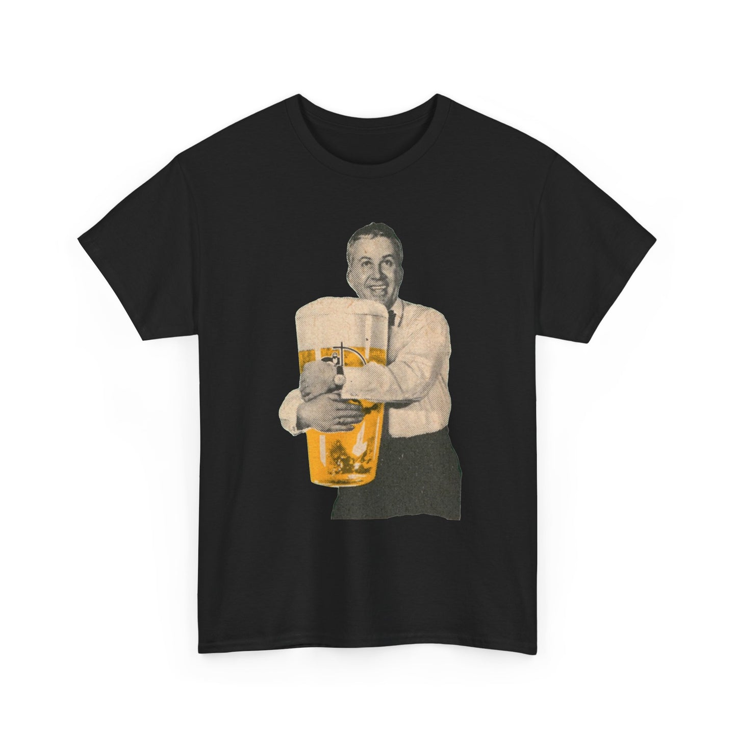 Vintage Beer Hugs Funny Graphic T Shirt NEW ADULT Tee Cotton