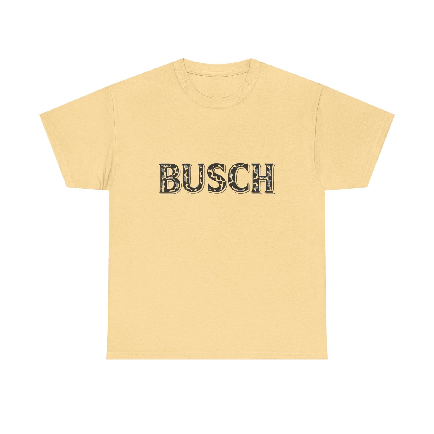 Busch Beer MULTIPLE COLORS Graphic T Shirt NEW Unisex Heavy Cotton Tee