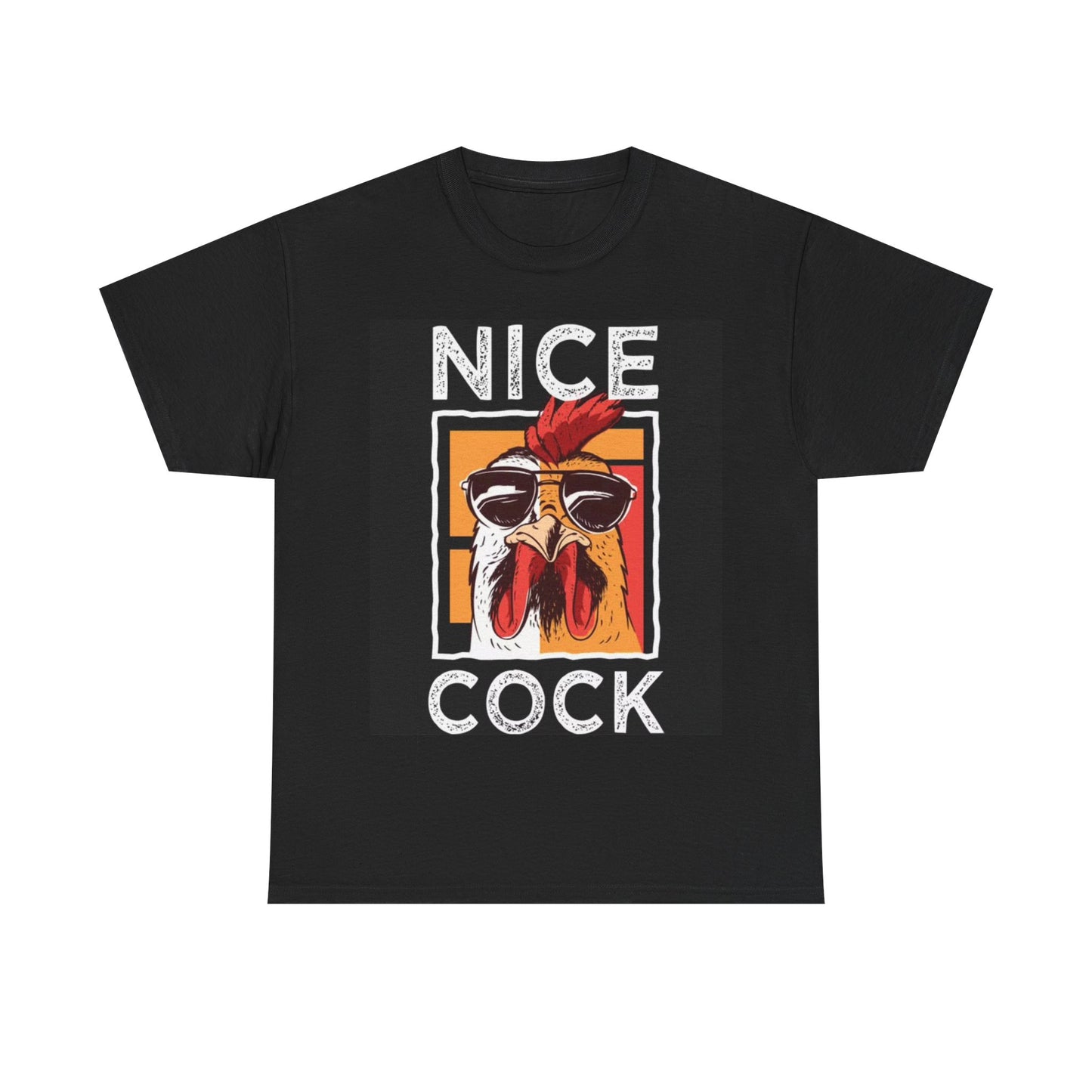 NIce Cock Tshirt Funny Gag Gift Uncle Father day comedy gillis Heavy Cotton Tee