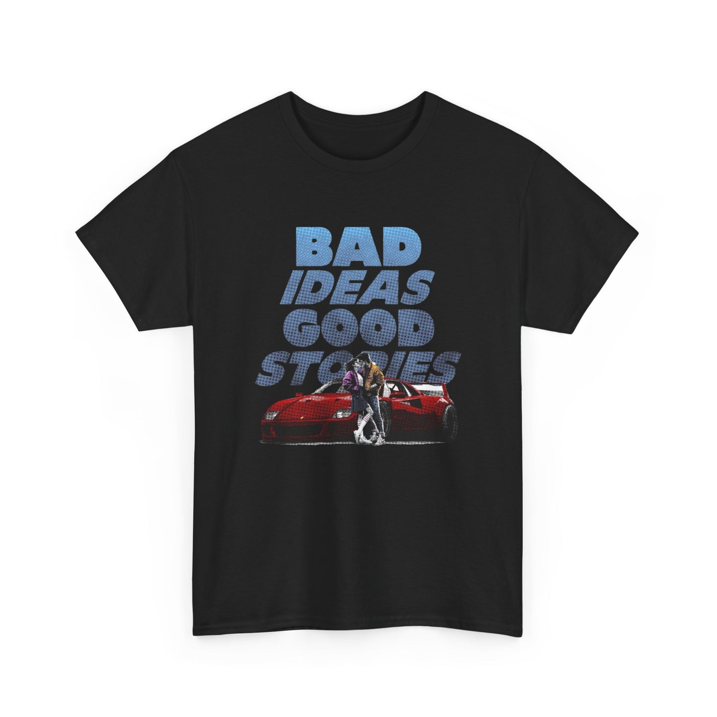 Good Idea Bad Stories Graphic T Shirt NEW ADULT Unisex Heavy Cotton Tee