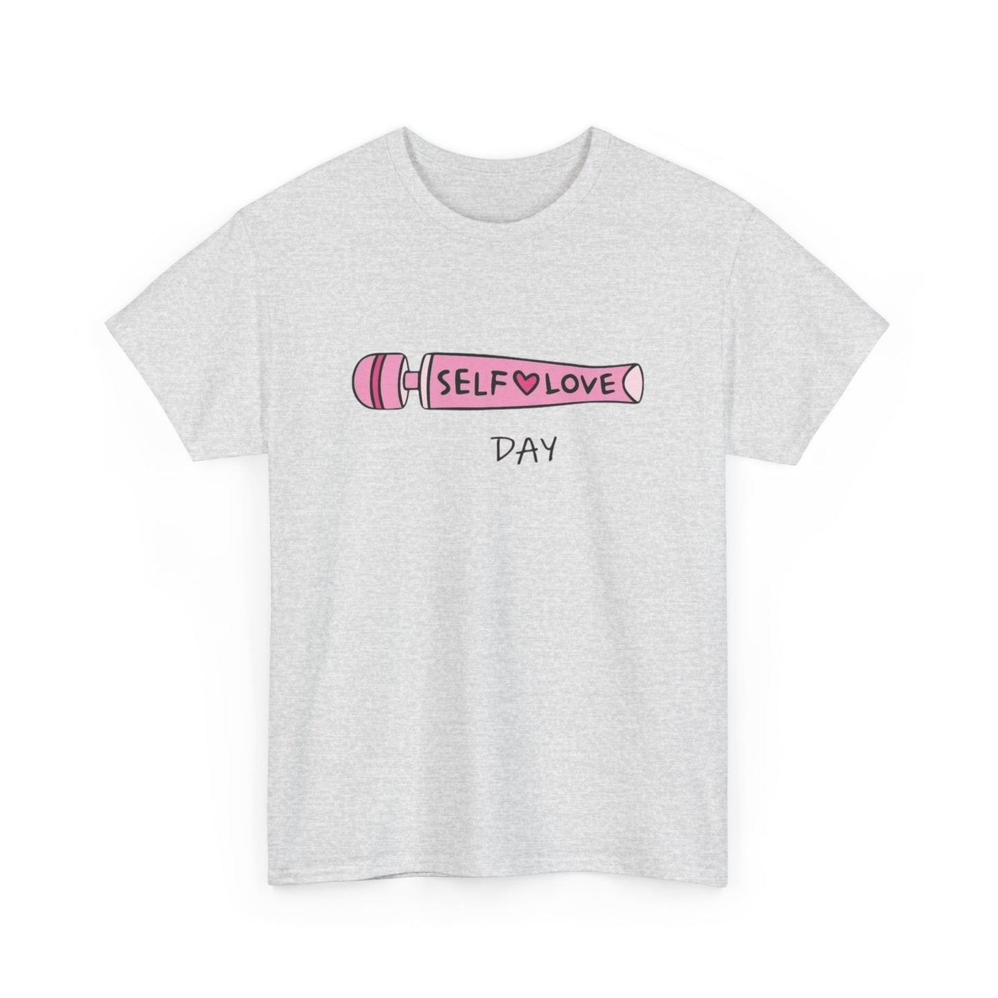 Vibrator Self Love Day Funny Graphic T-Shirt Unisex Heavy Cotton Tee Gift
