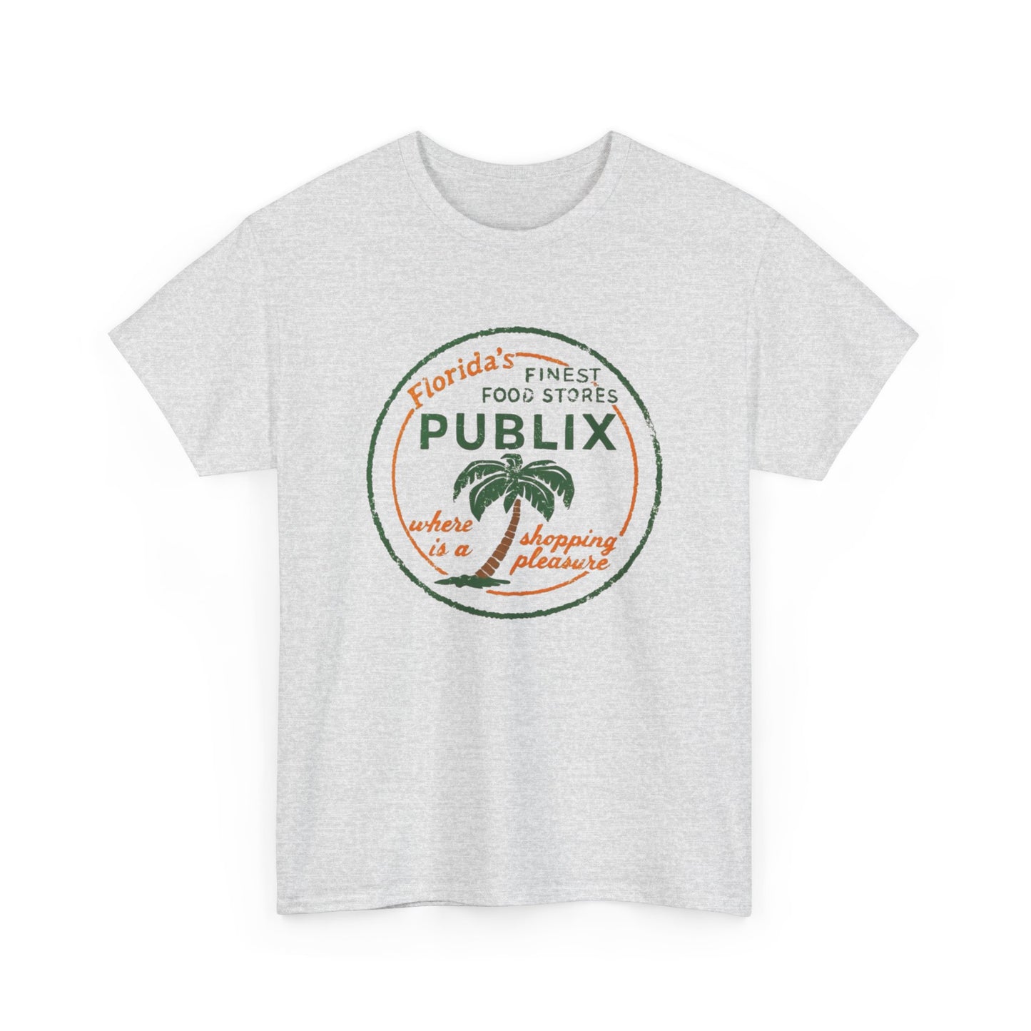 Publix Florida Vintage Graphic T Shirt NEW Unisex Heavy Cotton Tee