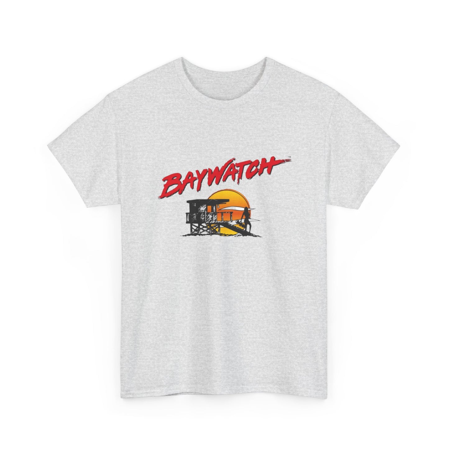 Baywatch Vintage T Shirt Graphic Unisex Heavy Cotton Tee NEW GIFT