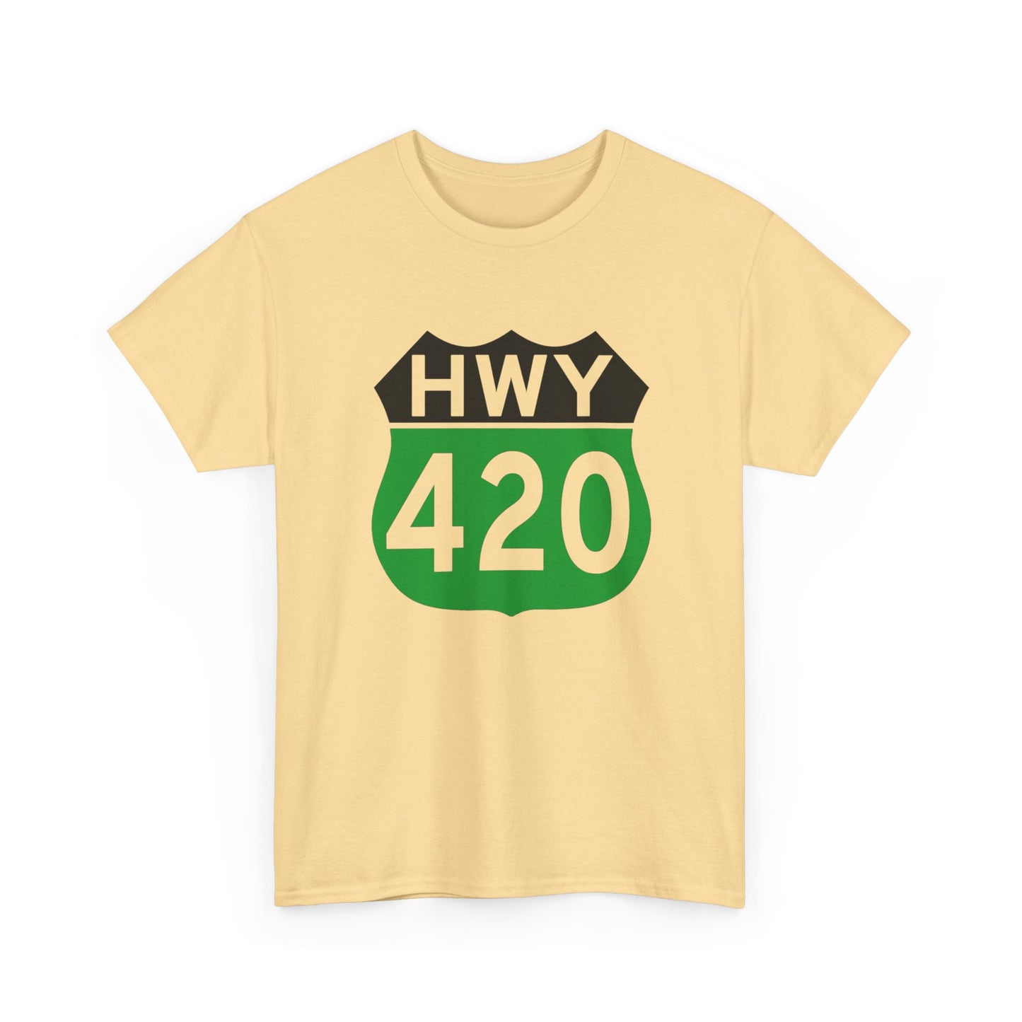 Highway 420 Weed Graphic T Shirt NEW Adult Tee