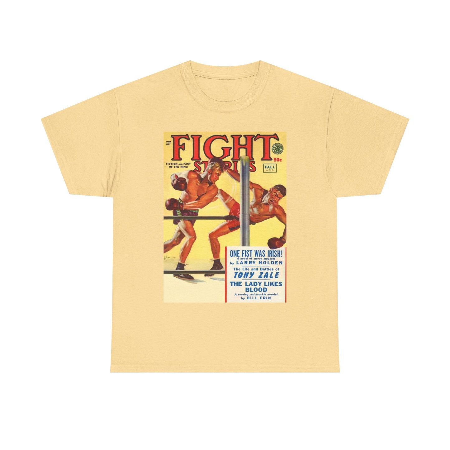 Boxing Poster Tshirt Vintage Art piece Unisex Heavy Cotton Tee