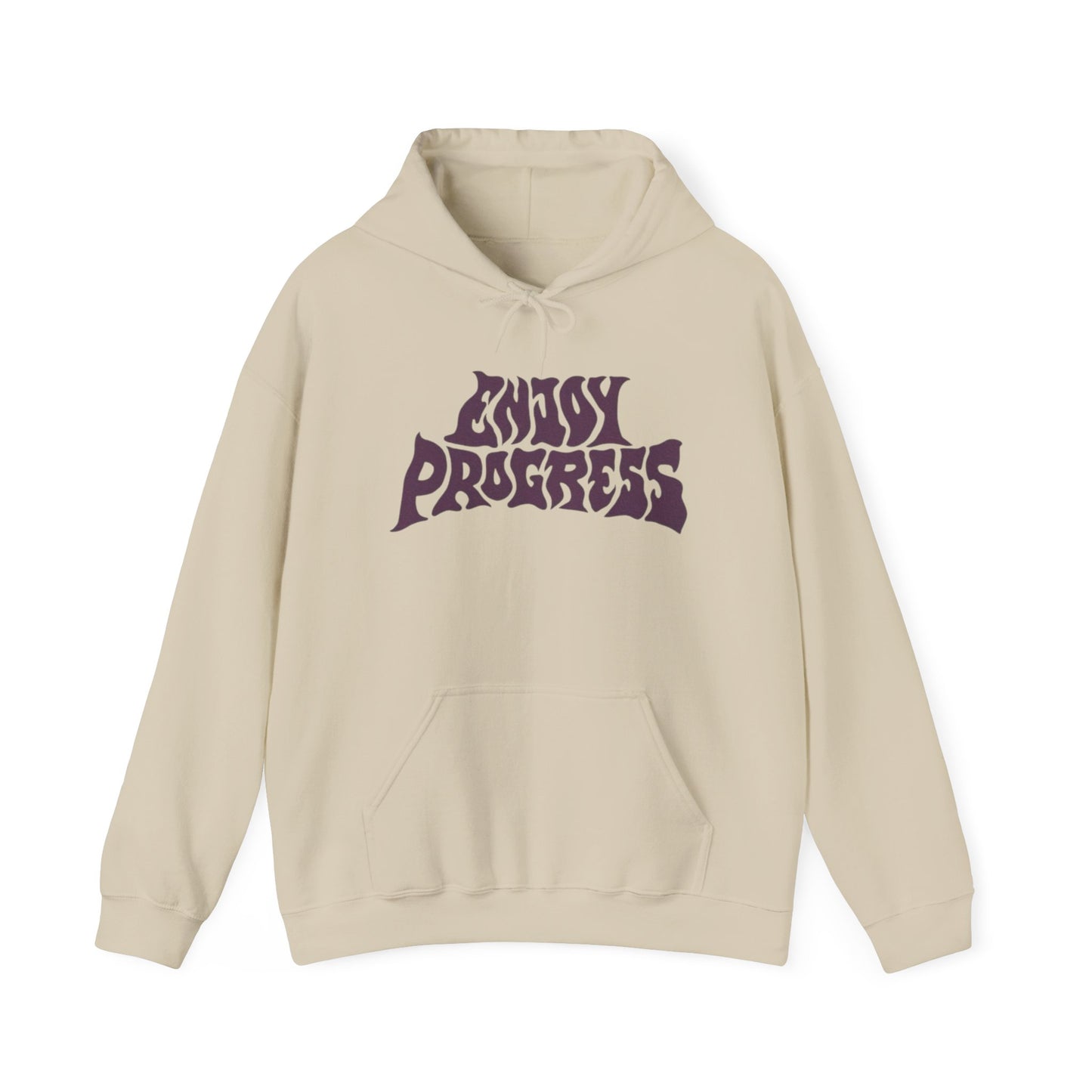 Enjoy Progress Vintage Graphic Hoodie Unisex Heavy Blend™ Hooded Sweatshirt