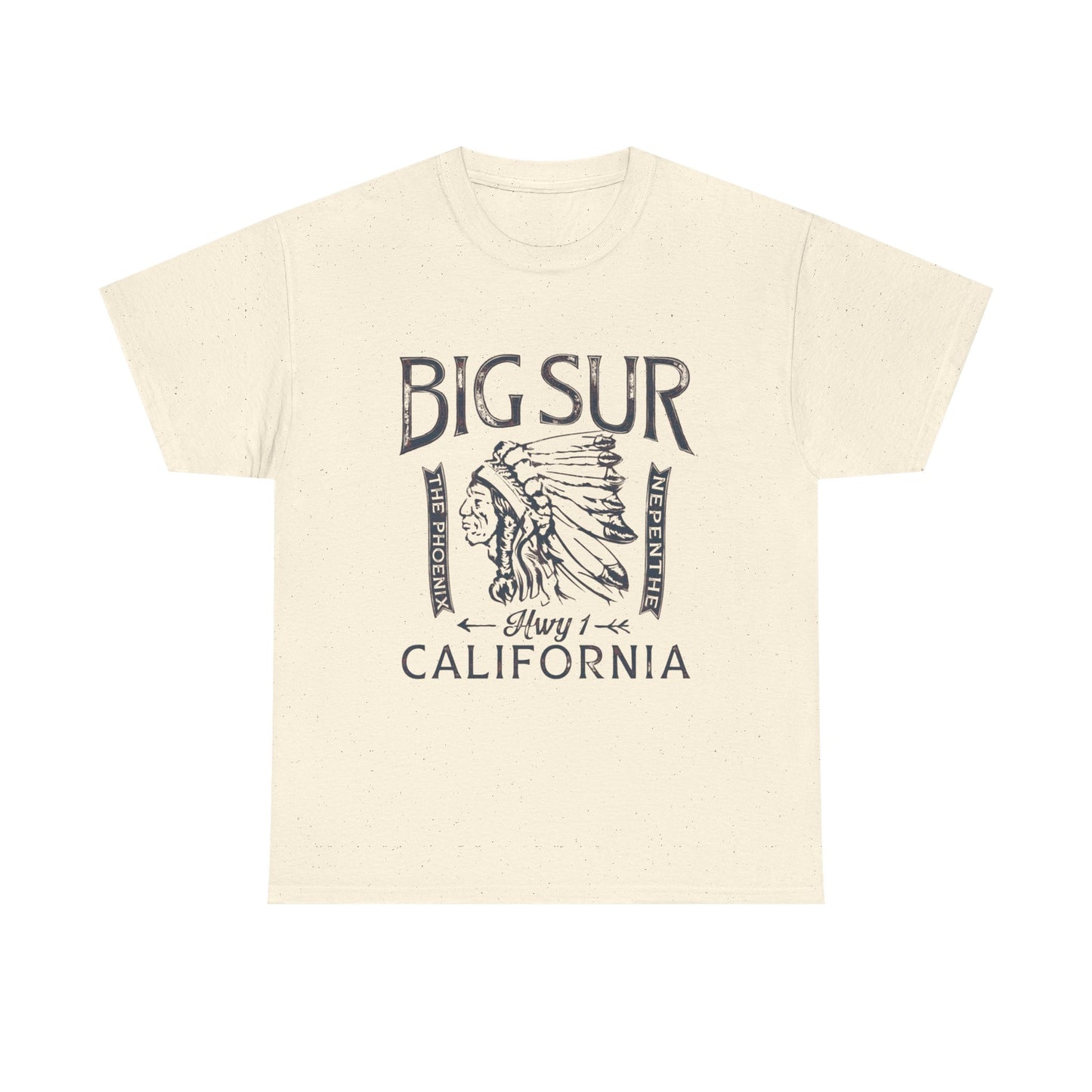 Big Sur California Graphic T Shirt Unisex Heavy Cotton Tee