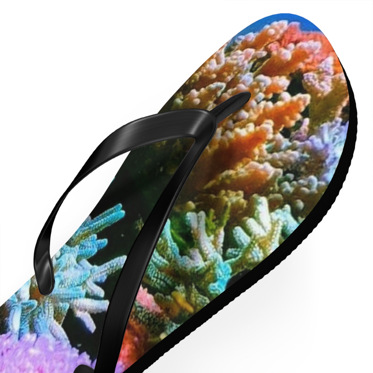 Coral Reef Summer Sandals, Beach Shoes, Vacation Flip Flops, Pool Slides