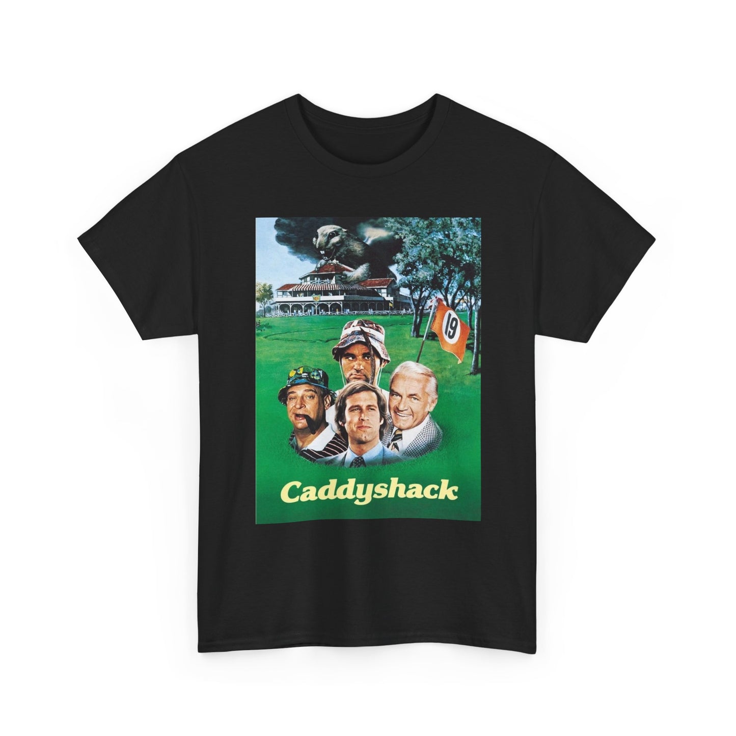 Caddyshack T Shirt Vintage Poster Graphic Retro Comedy Unisex Heavy Cotton Tee