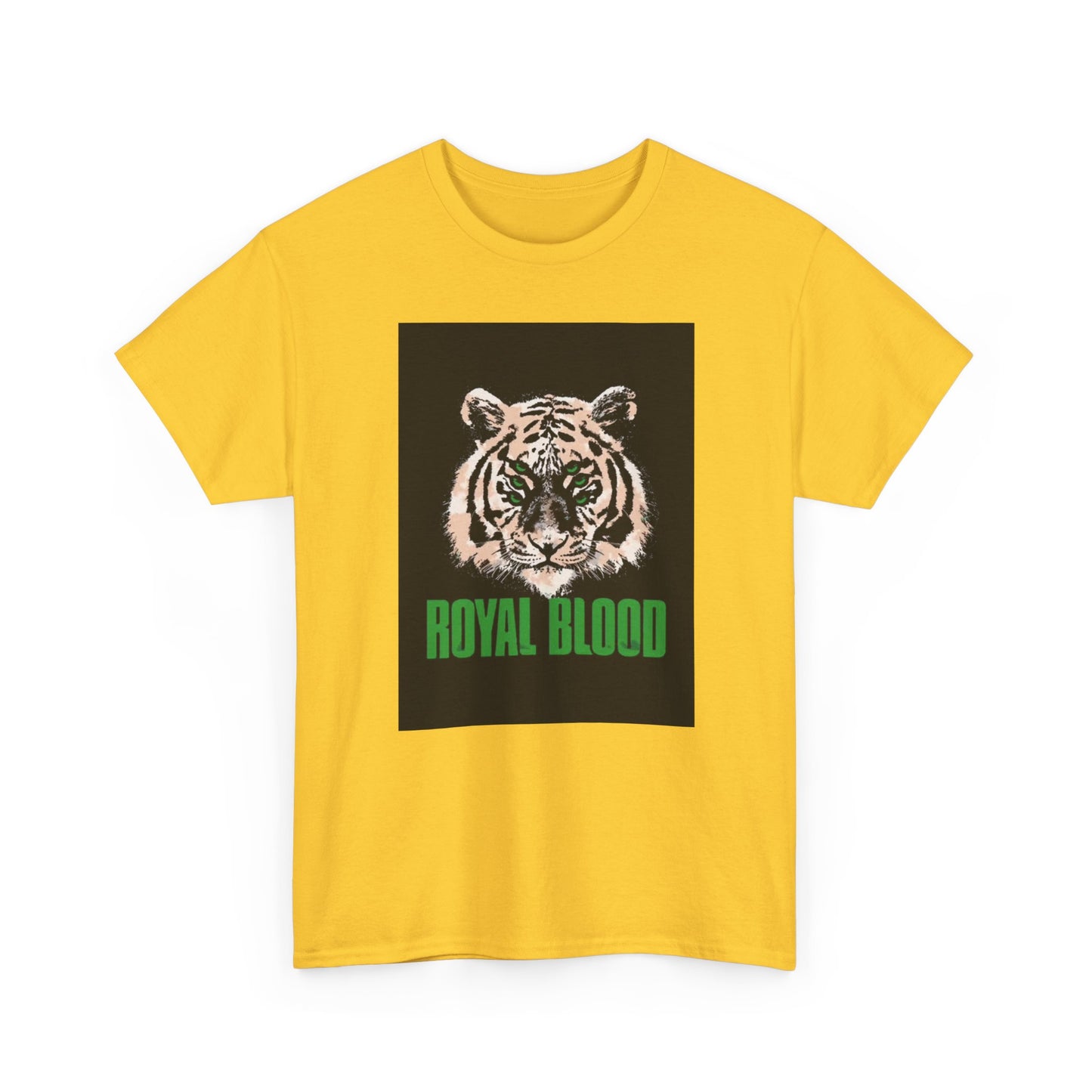 Royal Blood Tshirt Rock band Graphic Tiger Unisex Heavy Cotton Tee Vintage art