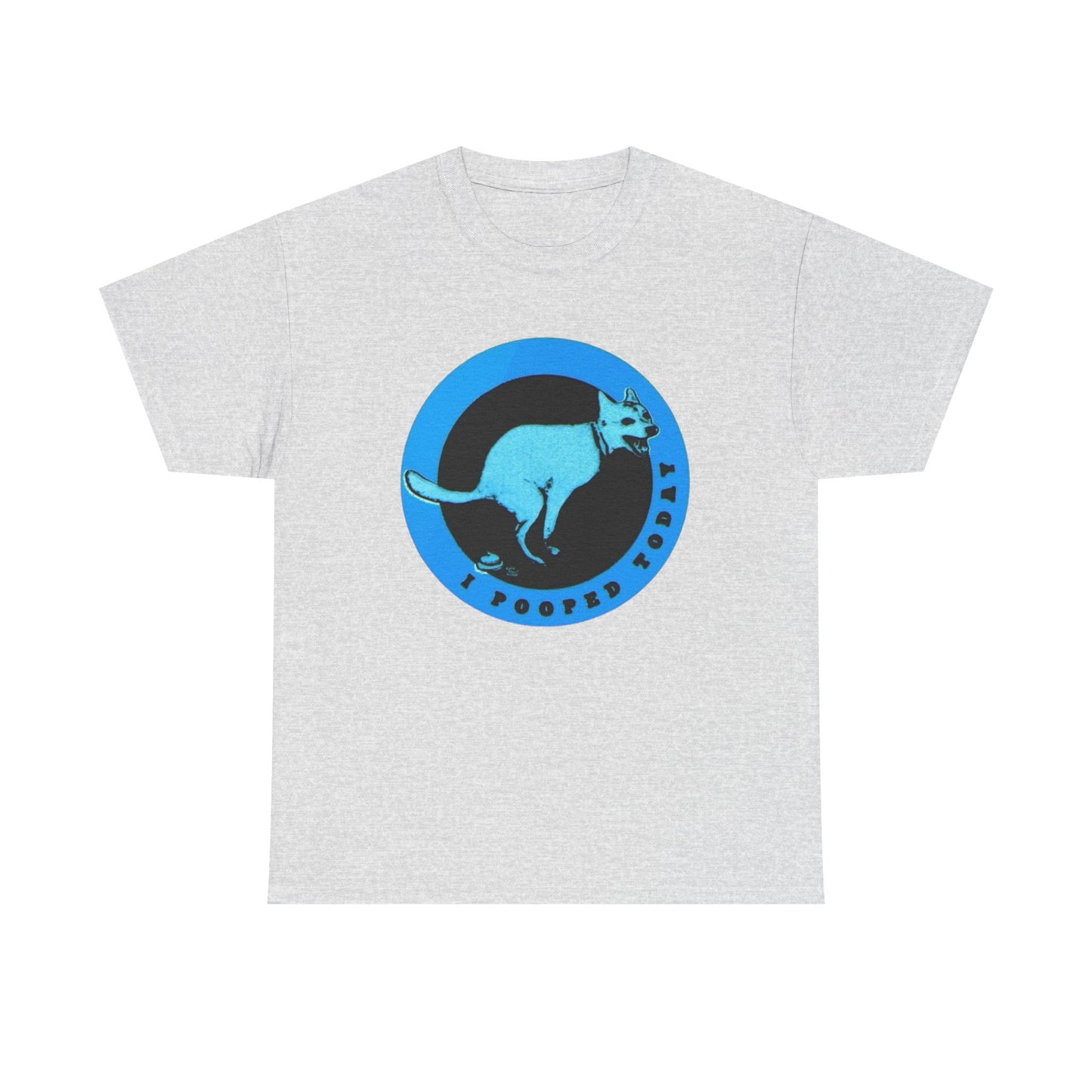 I Pooped Today Funny Graphic T Shirt Unisex Heavy Cotton Tee