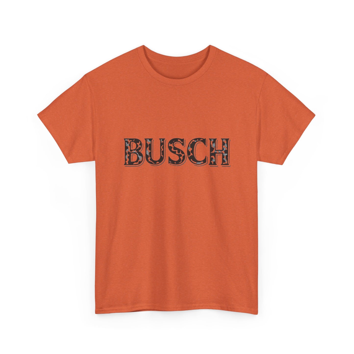 Busch Beer MULTIPLE COLORS Graphic T Shirt NEW Unisex Heavy Cotton Tee