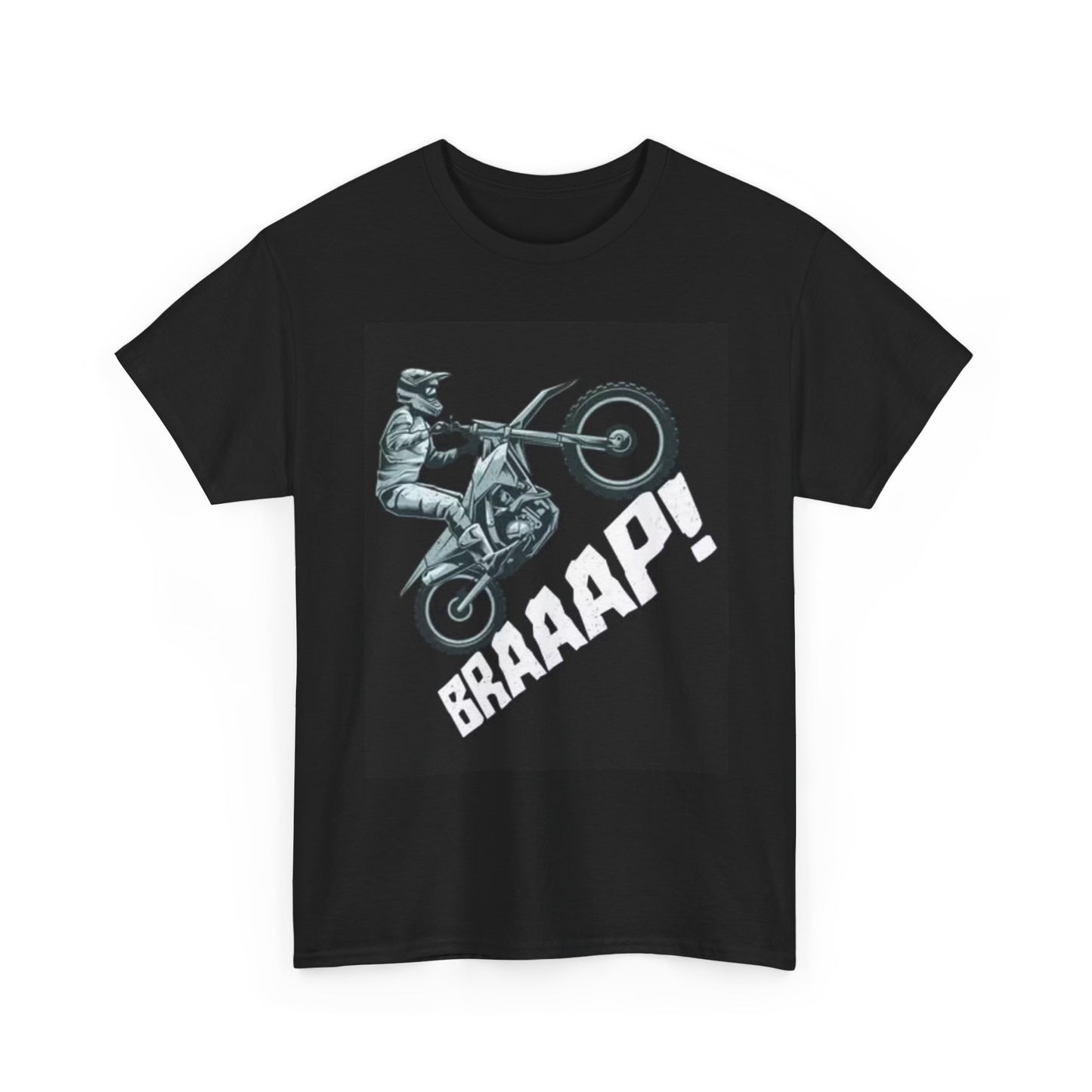 Braap Dirtbike Graphic T Shirt Bikes Motorcycles Unisex Heavy Cotton Tee
