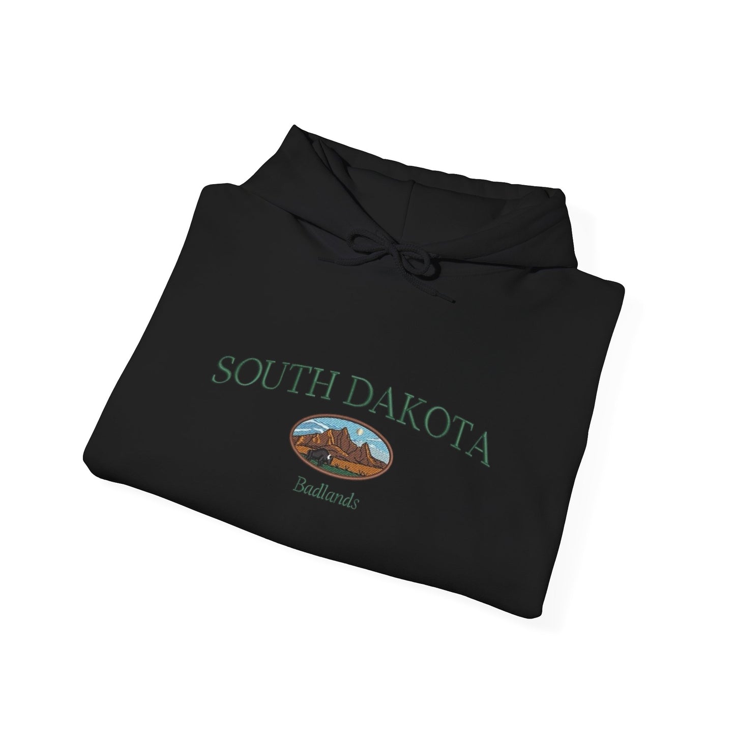 South Dakota Badlands Graphic Hoodie Heavy Blend Sweatshirt NEW