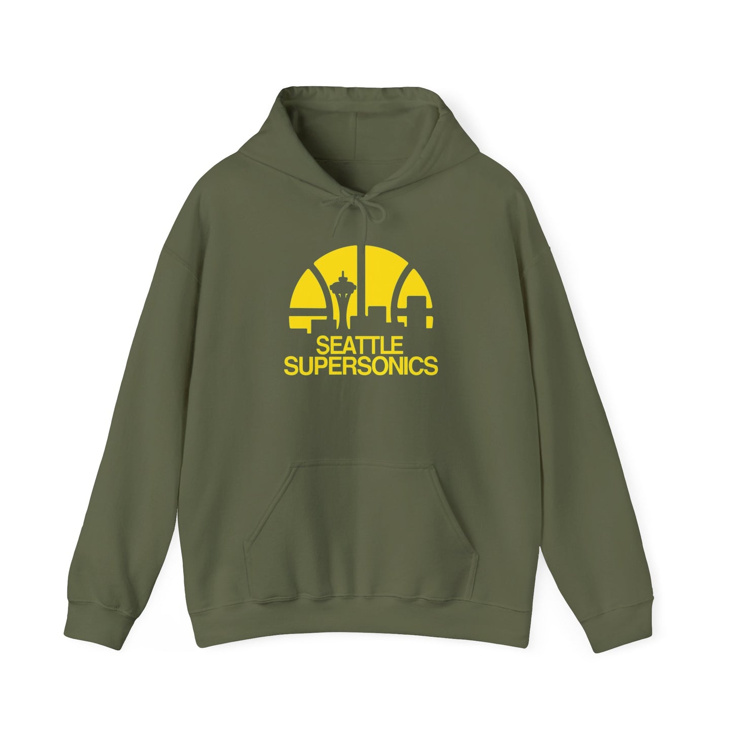 Seattle Supersonic's Graphic Hoodie Heavy Blend™ NEW Sweatshirt