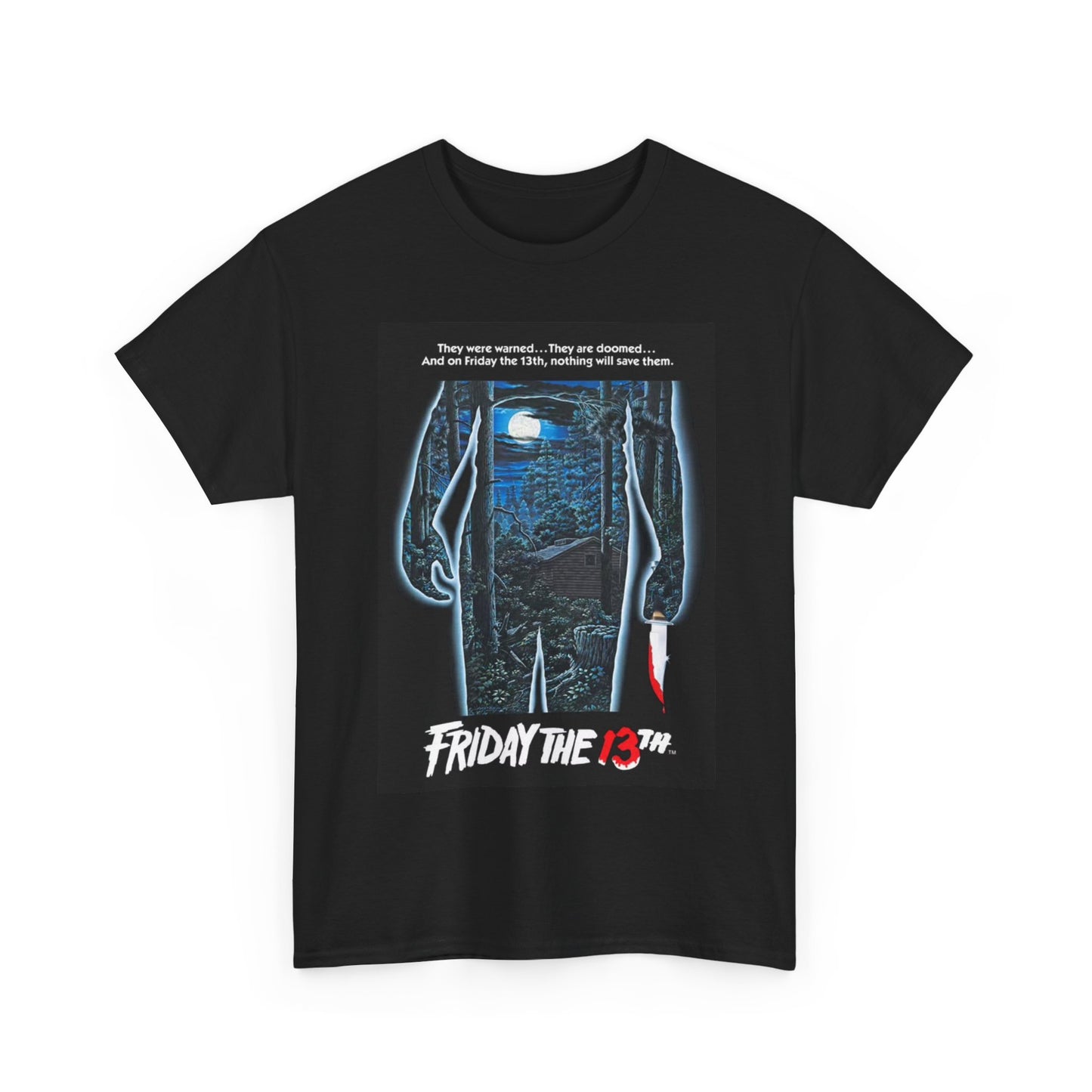 Friday The 13th Tshirt Vintage Movie Poster Retro Horror Halloween Unisex