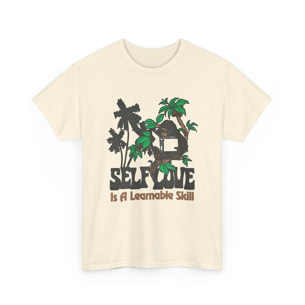 Self love Retro Graphic T-Shirt Men's Women's Classic Fit Heavy Cotton Tee
