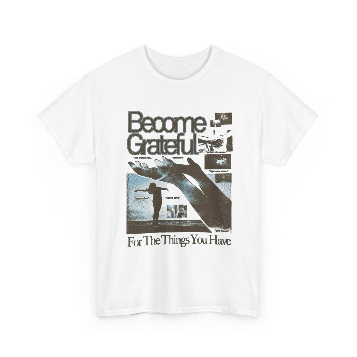 Become Grateful Graphic T Shirt Unisex Gift New AMERICAN VINTAGE