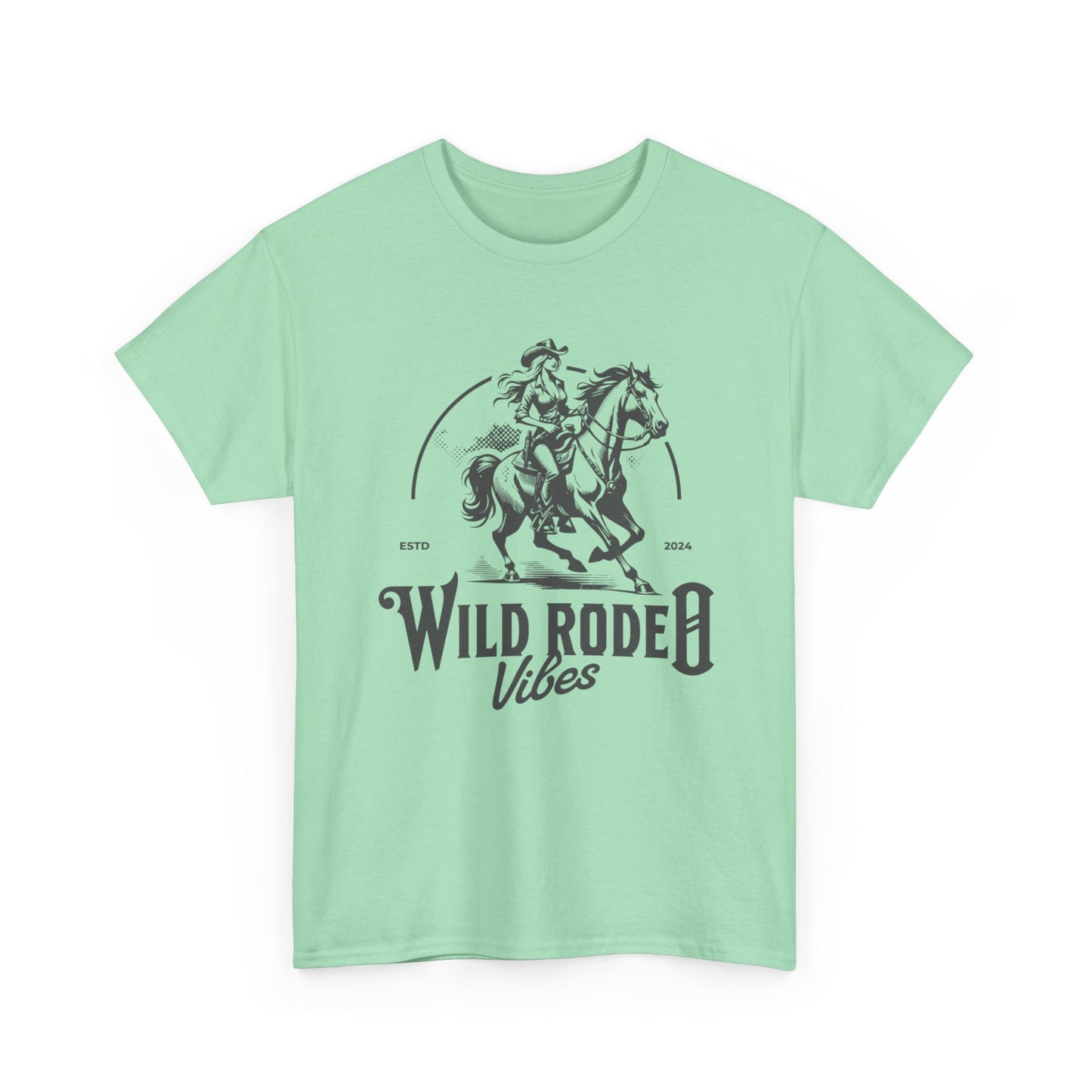 Wild Rodeo Cowgirls Graphic T Shirt Women's Vintage Retro Cotton Tee