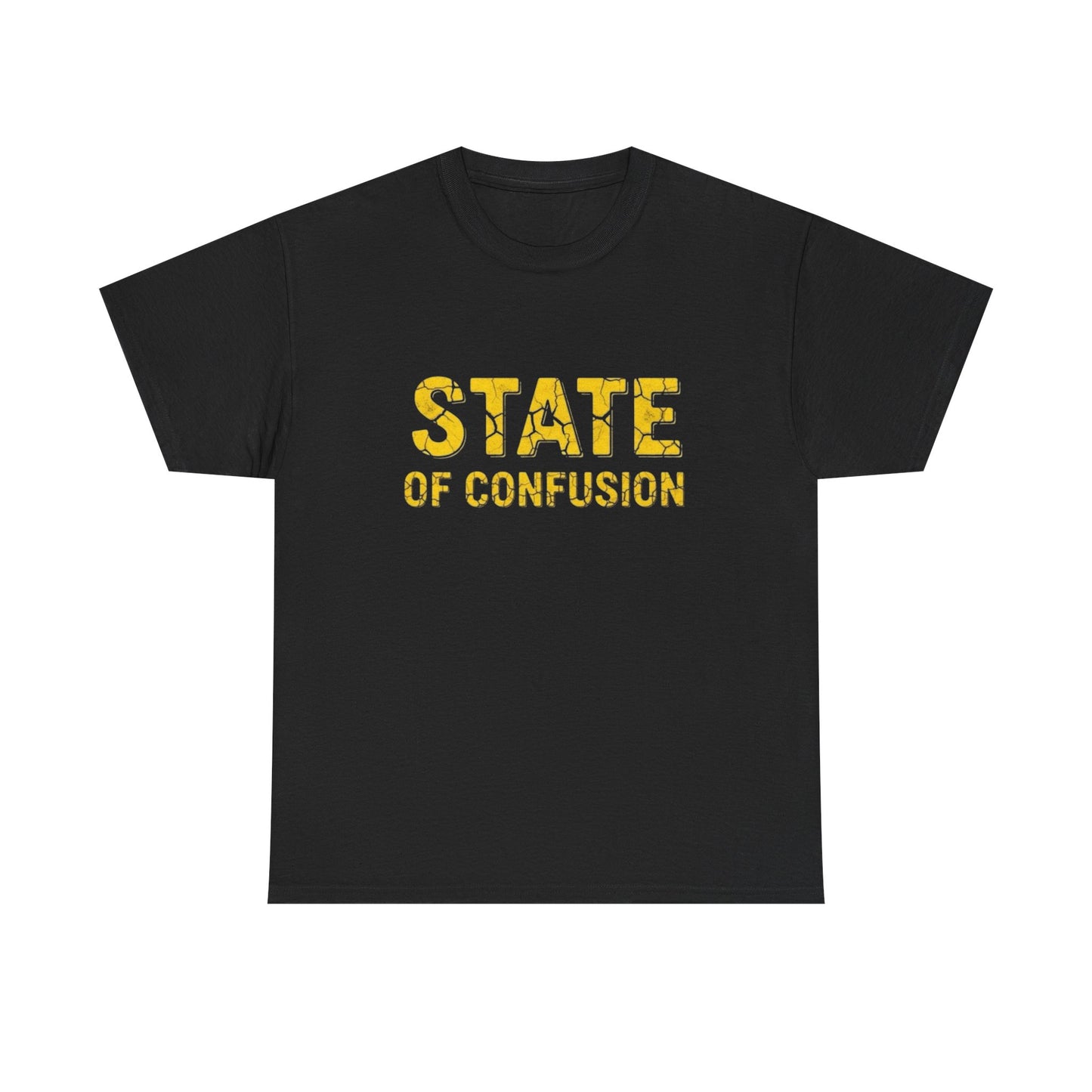 State Of Confusion Graphic T Shirt NEW ADULT TEE Cotton