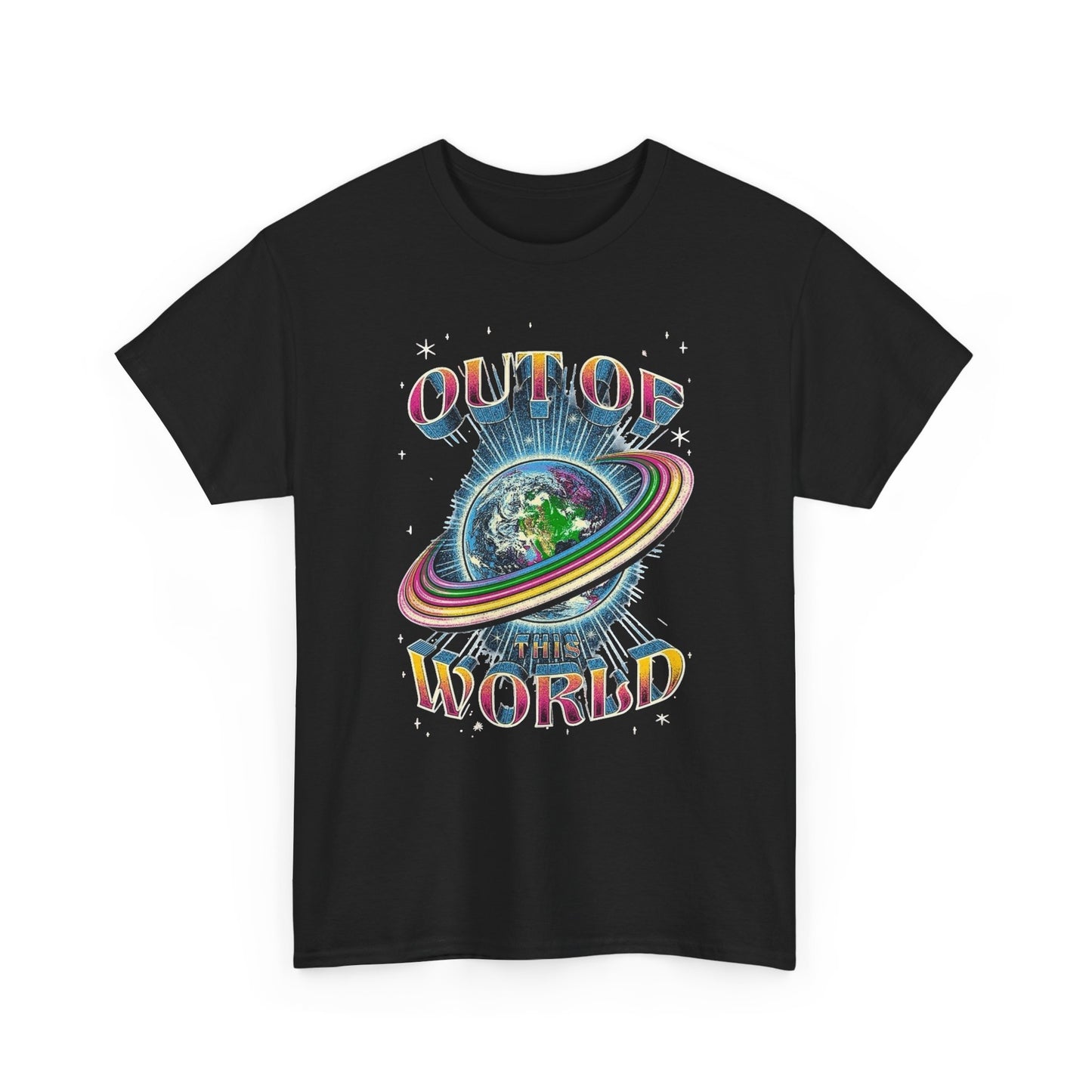 Out Of This World Graphic T Shirt NEW Vintage Unisex Heavy Cotton Tee