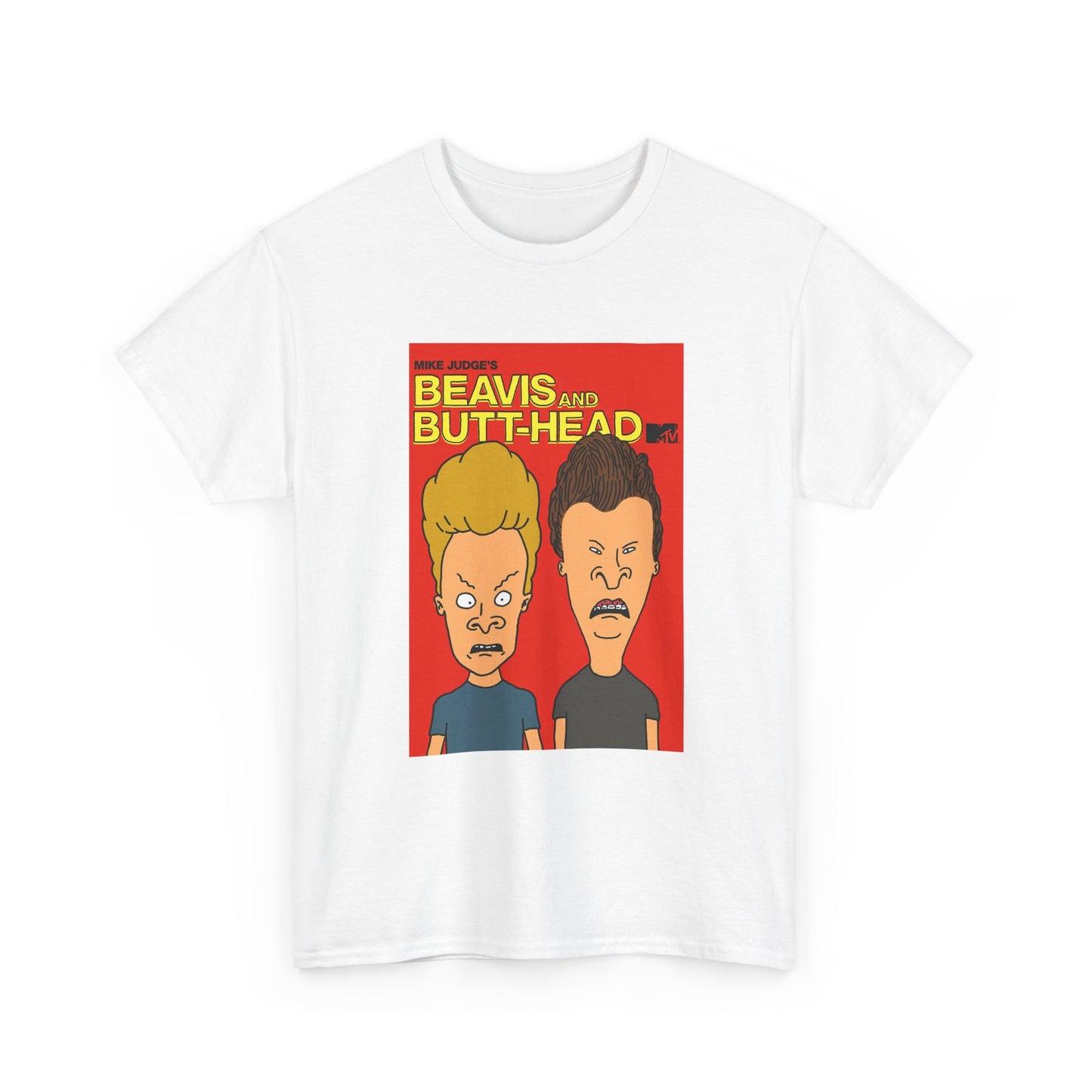 Beavis And Butthead Tshirt Comedy Tv Series Retro MTV Poster Unisex Heavy Cotton