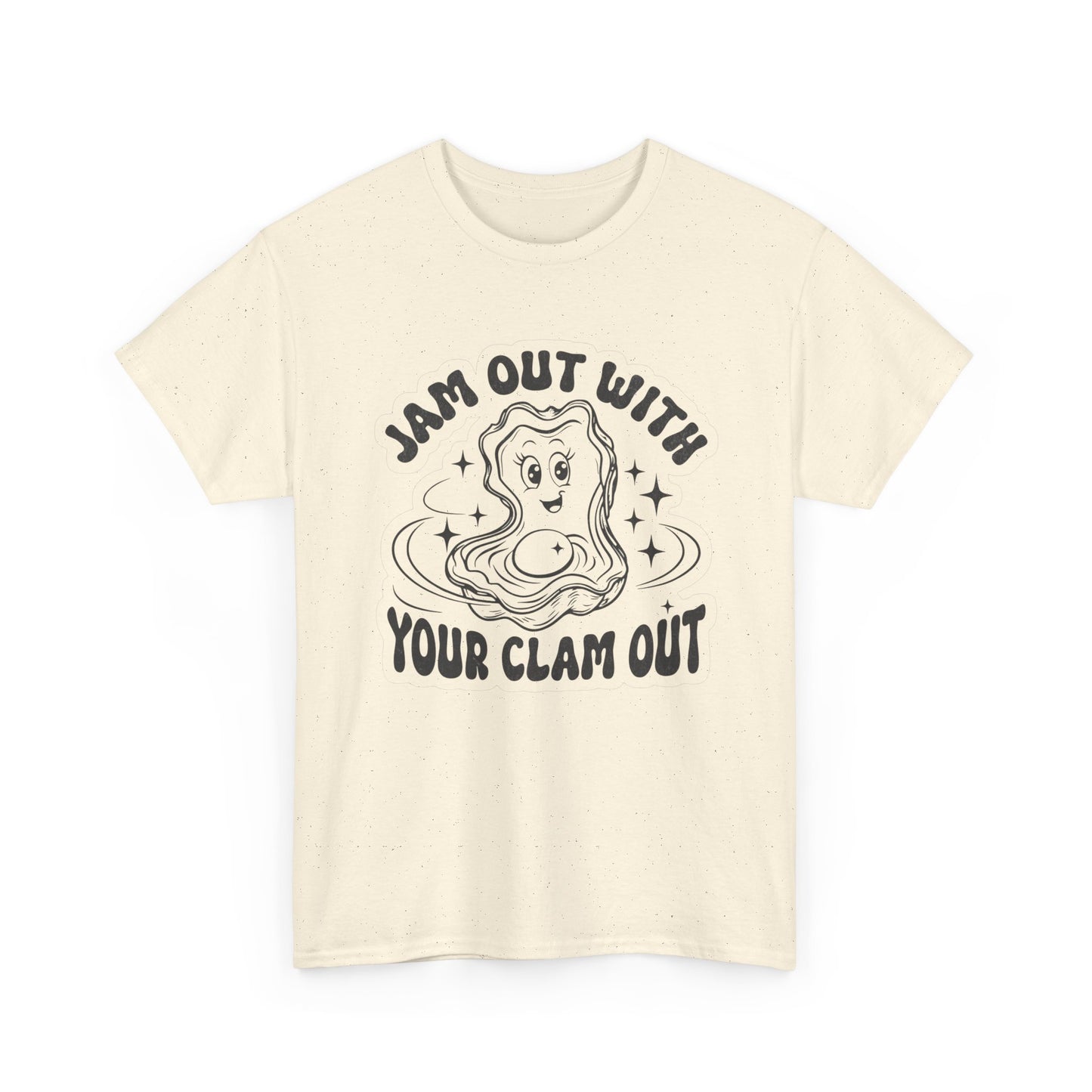 Jam Out With Your Clam Out Graphic T Shirt Unisex Heavy Cotton Tee Gift Vintage