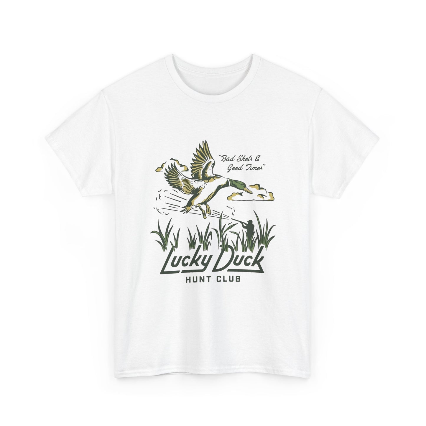 Lucky Duck Hunt Club Graphic T Shirt NEW Adult Tee